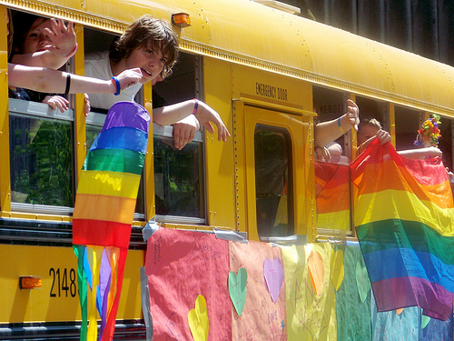 Gay School Bus Photo